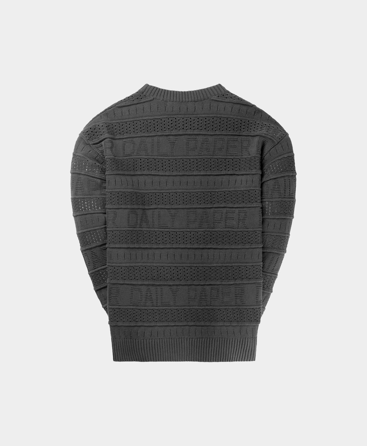 DP - Black Rajih Knit Sweater - Packshot - Rear