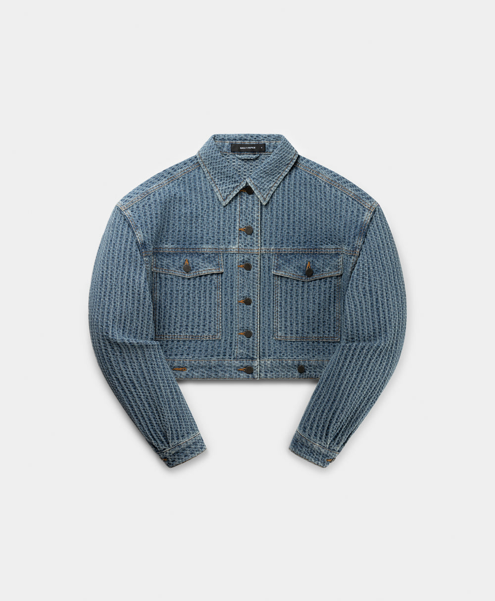 DP - Light Blue Relaxed Denim Jacket - Packshot - front 