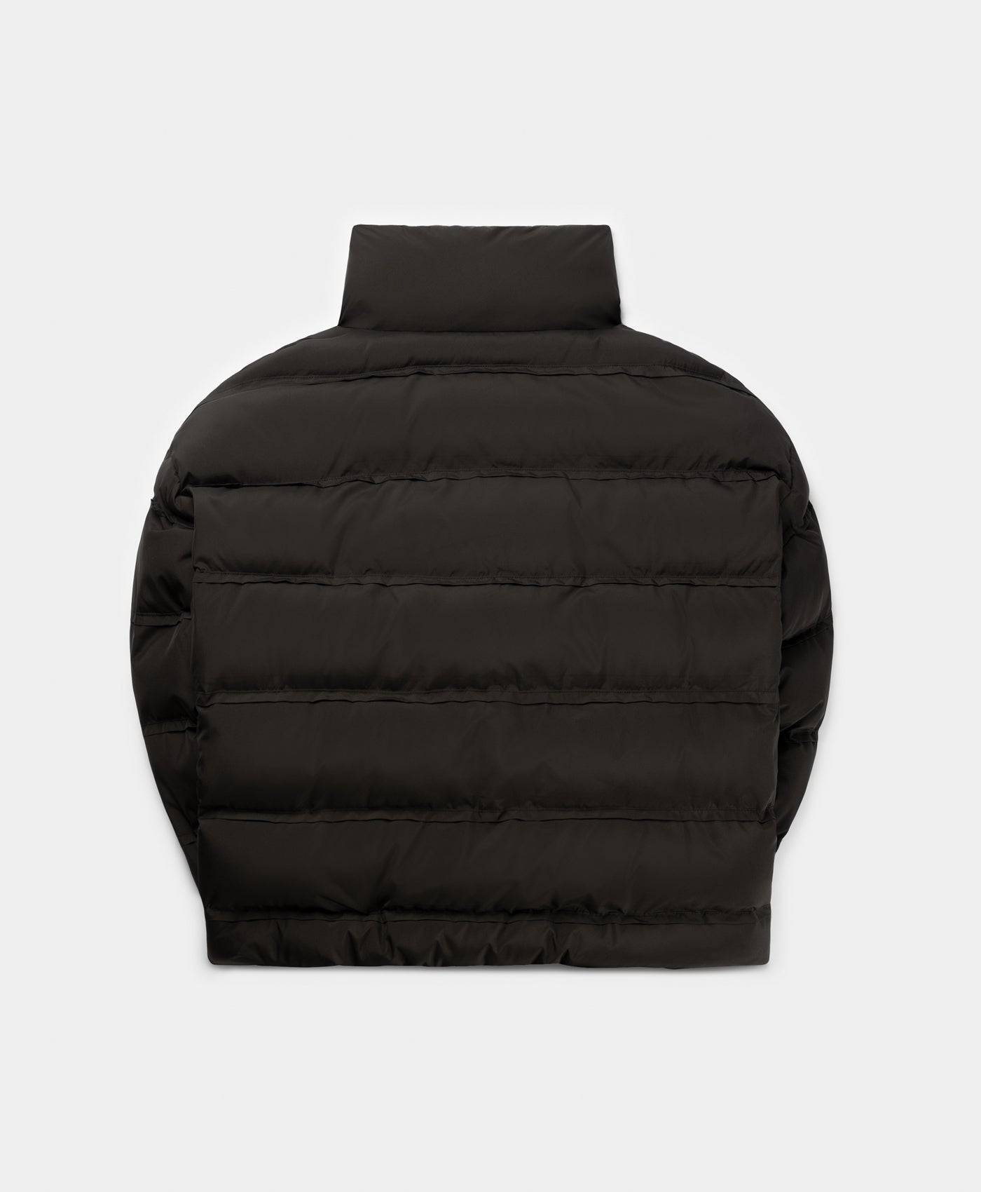 DP - Black Relaxed Short Puffer - Packshot - rear