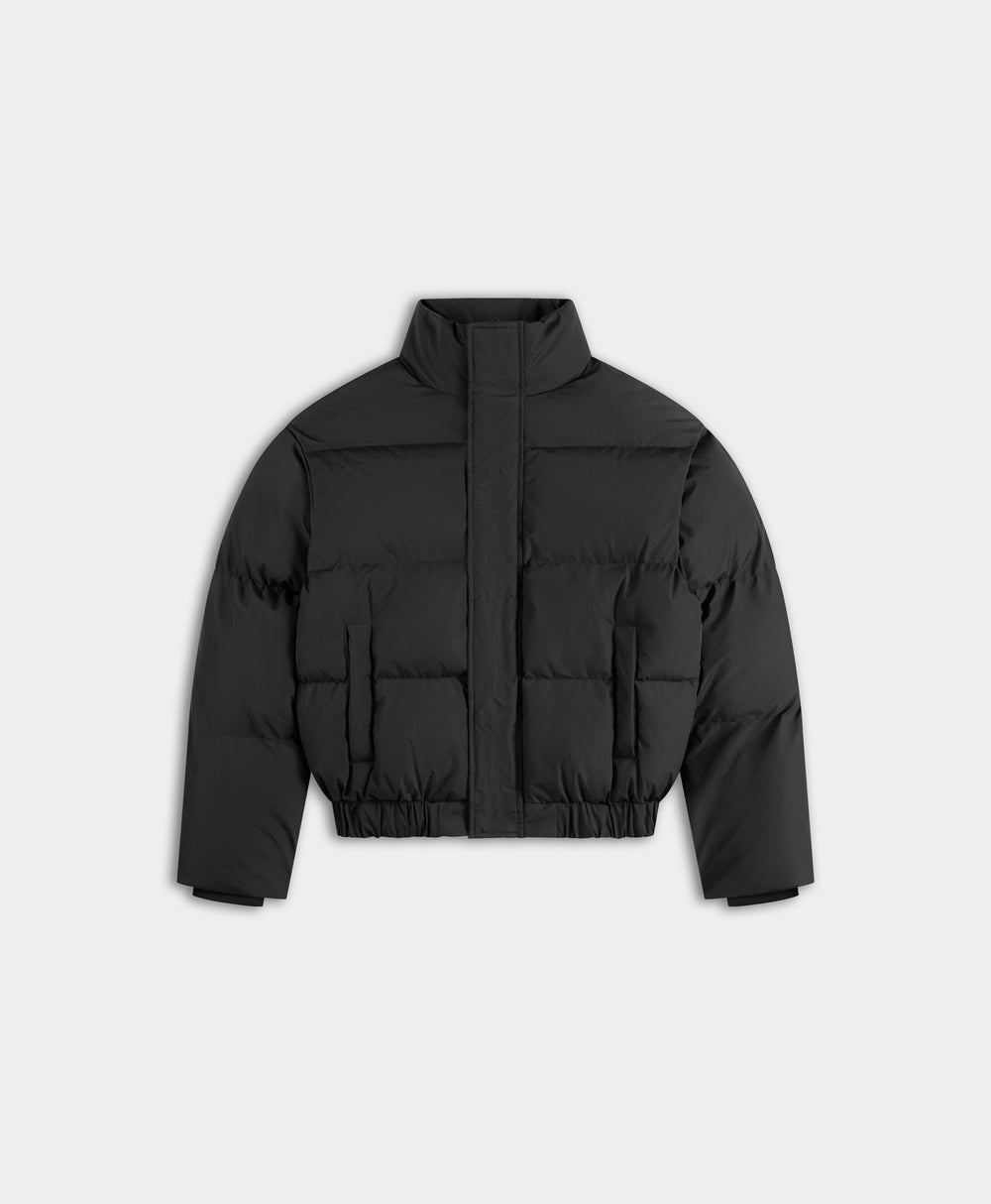 DP - Volcanic Ash Renako Monogram Puffer Jacket - Packshot - Front