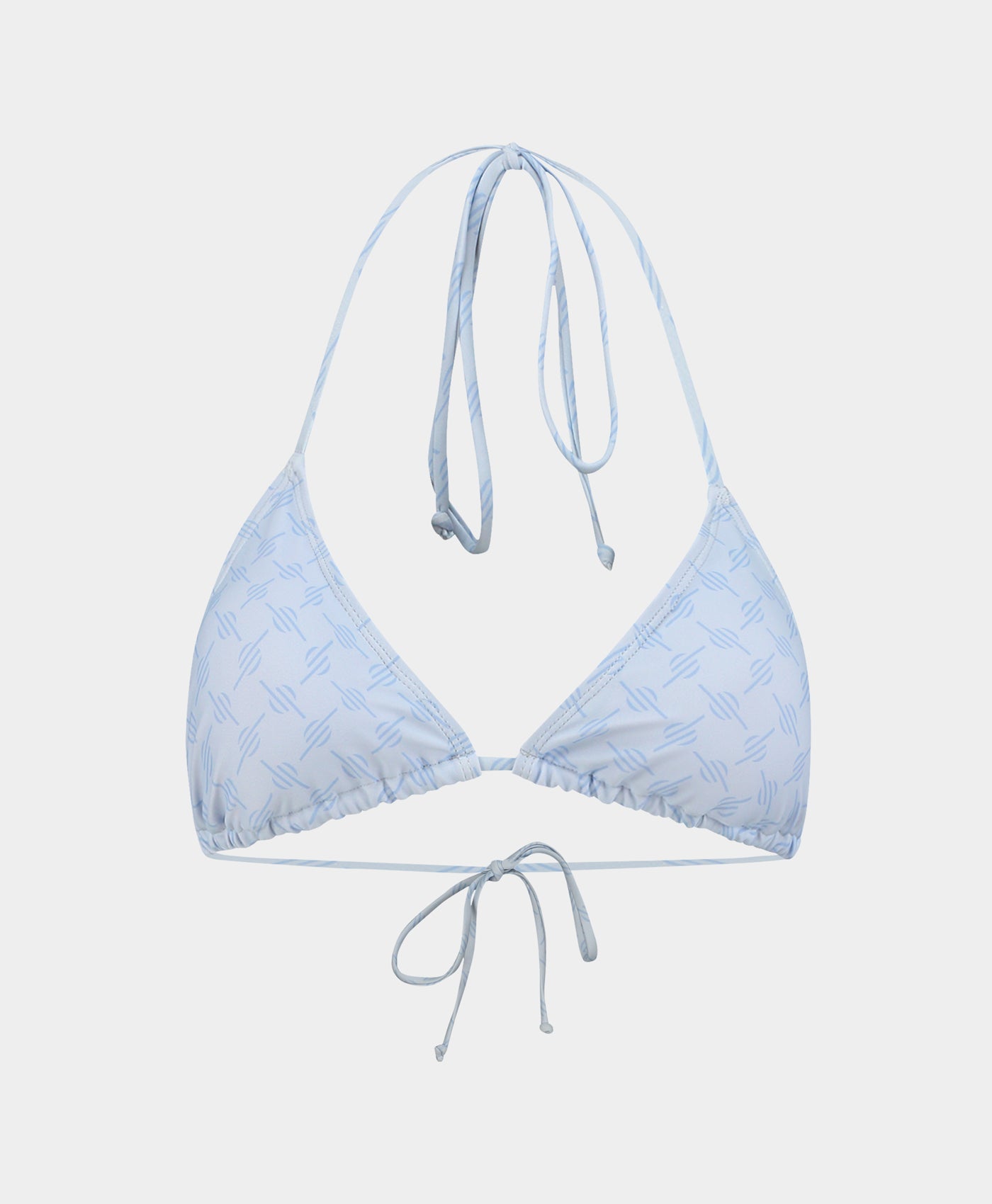 DP - Halogen Blue Reya Monogram Bikini Top - Packshot - Front