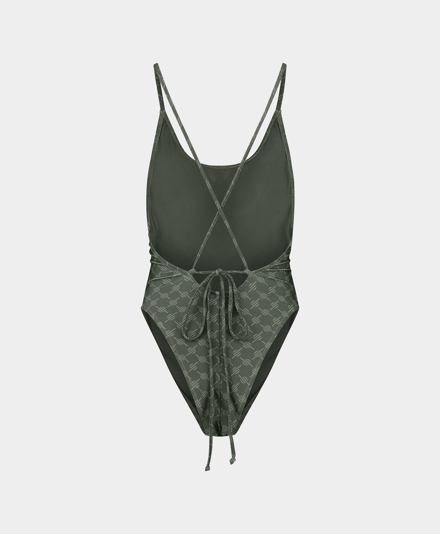 DP - Chimera Grey Reya Monogram Swimsuit - Packshot - Rear