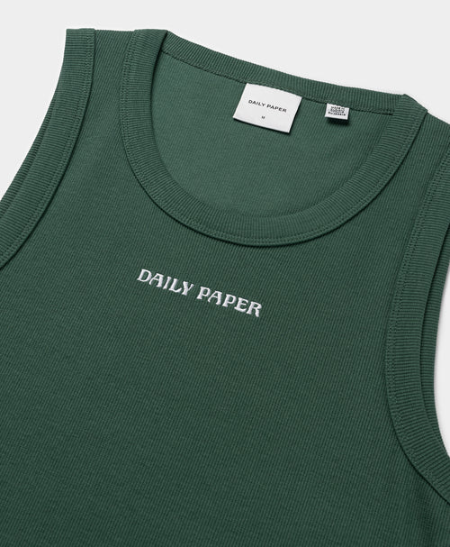 DP - Bistro Green Rib Tank Top - Packshot - detail