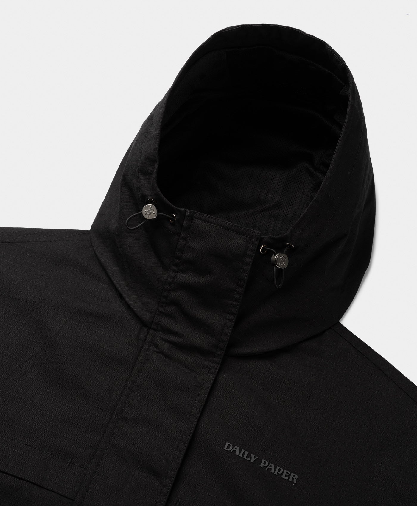 DP - Black Oyster Ripstop Cargo Jacket - Packshot - detail