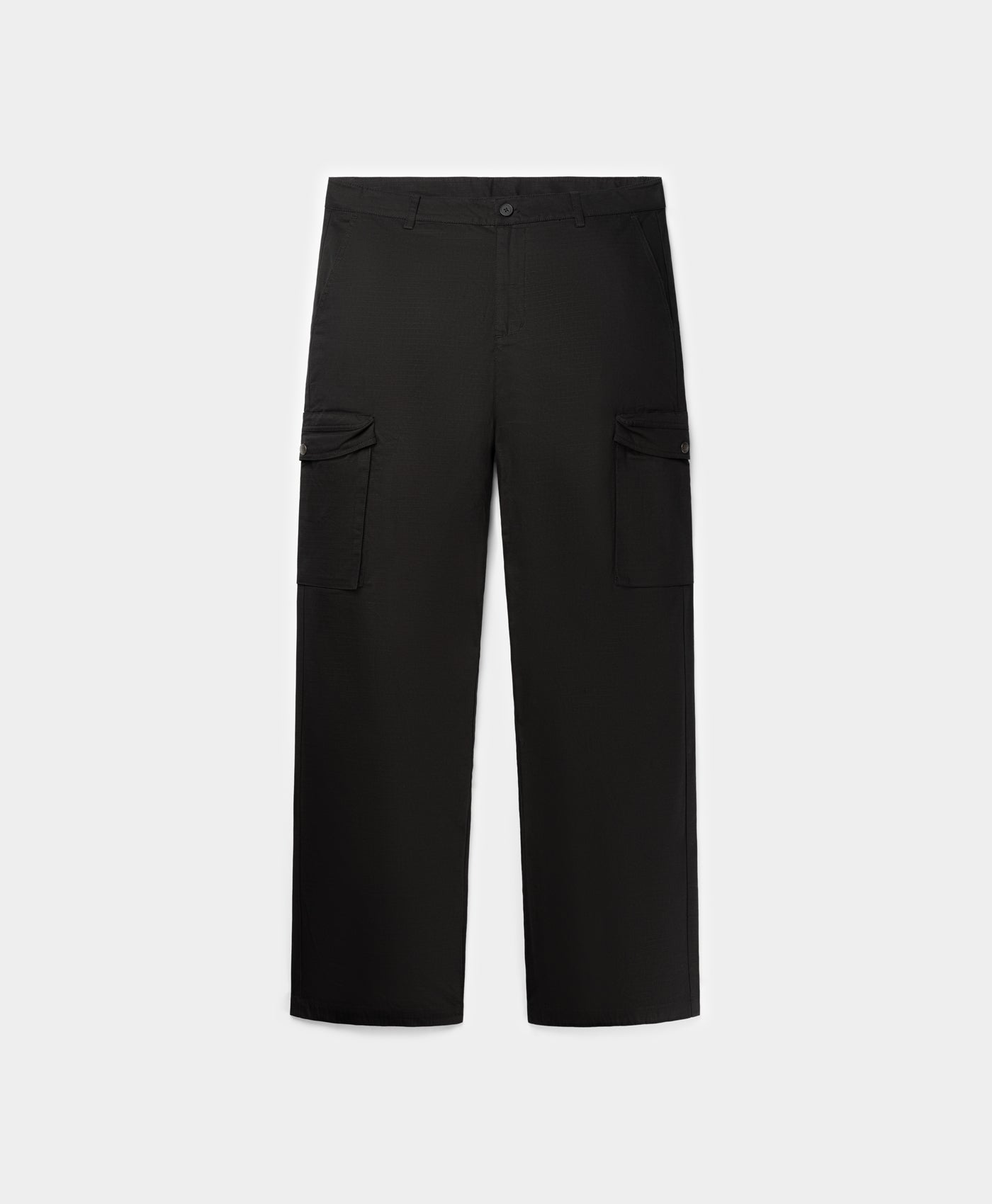 DP - Black Oyster Ripstop Cargo Pants - Packshot - front 