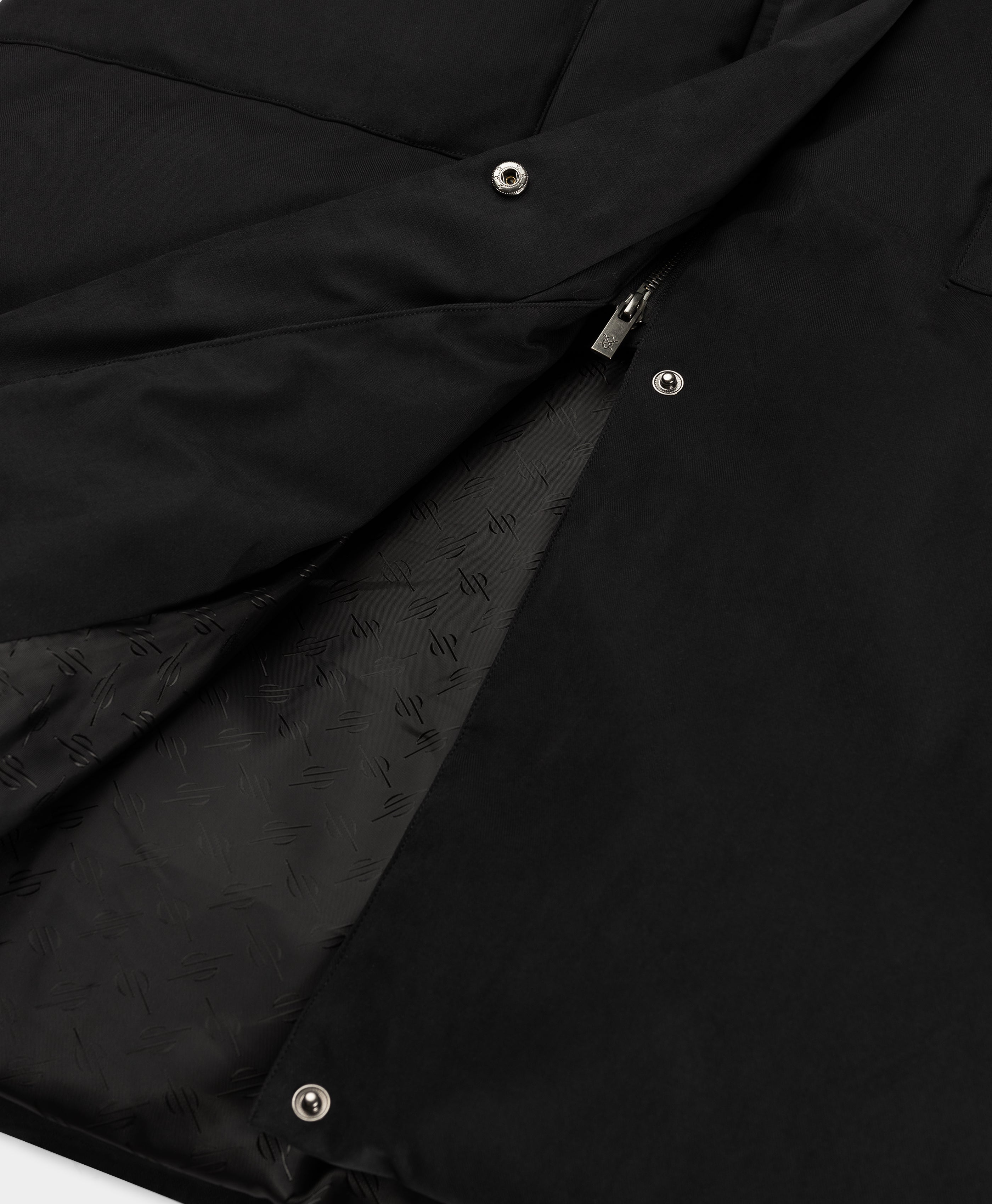DP - Black Rowa Puffer Coat - Packshot
