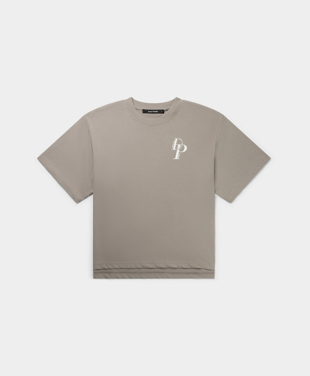 DP - Grey Flannel Rufaro T-Shirt - Packshot - Front