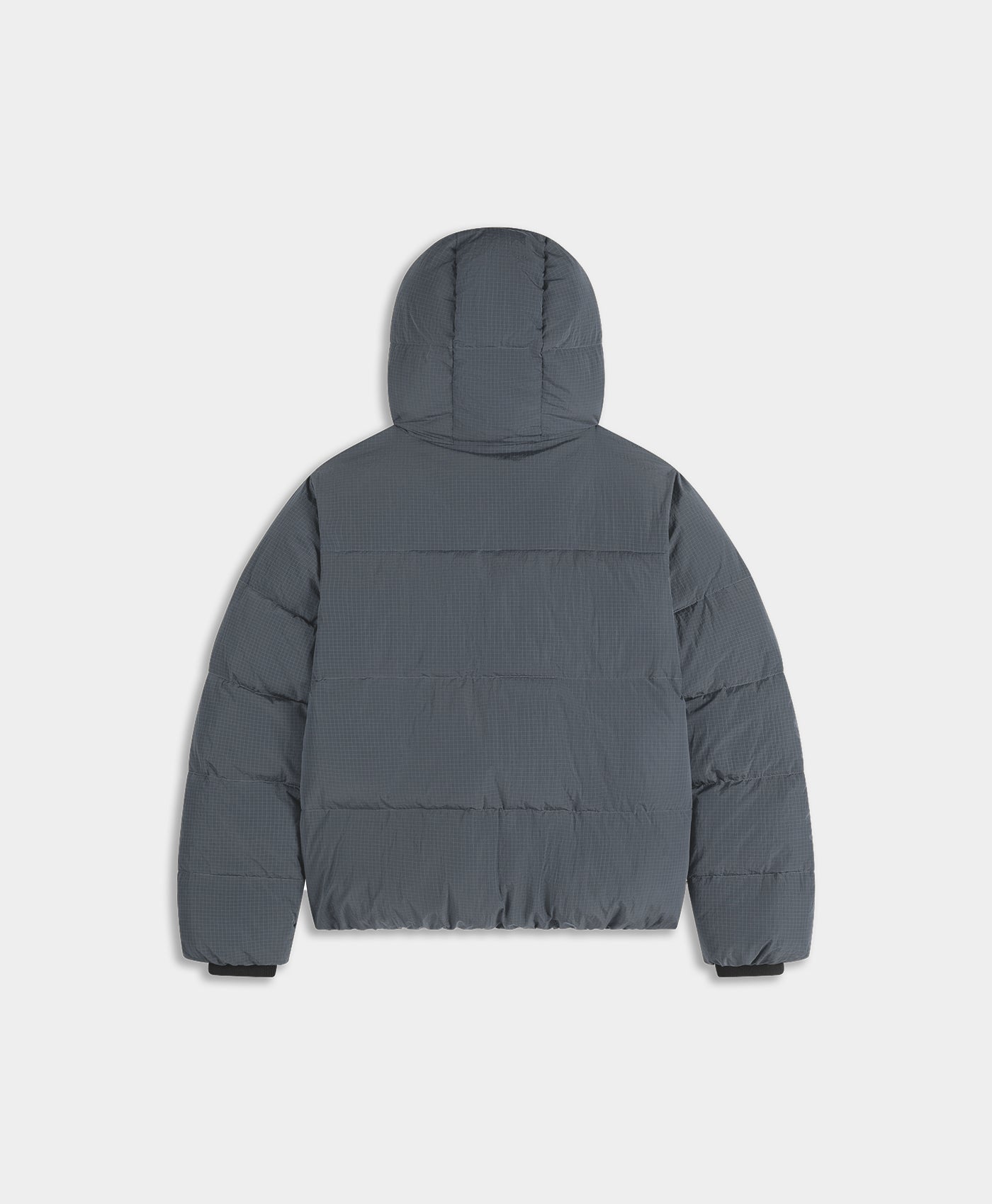 DP - Grey Ripstop Puffer Jacket - Packshot - Rear