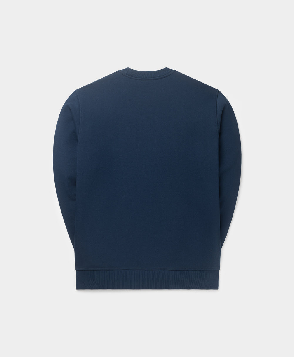 DP - Peagant Blue Scratch Logo Sweater - Packshot - Rear