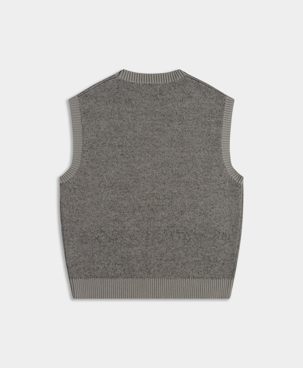 DP - Desert Sage Script Logo Knit Vest - Packshot - rear