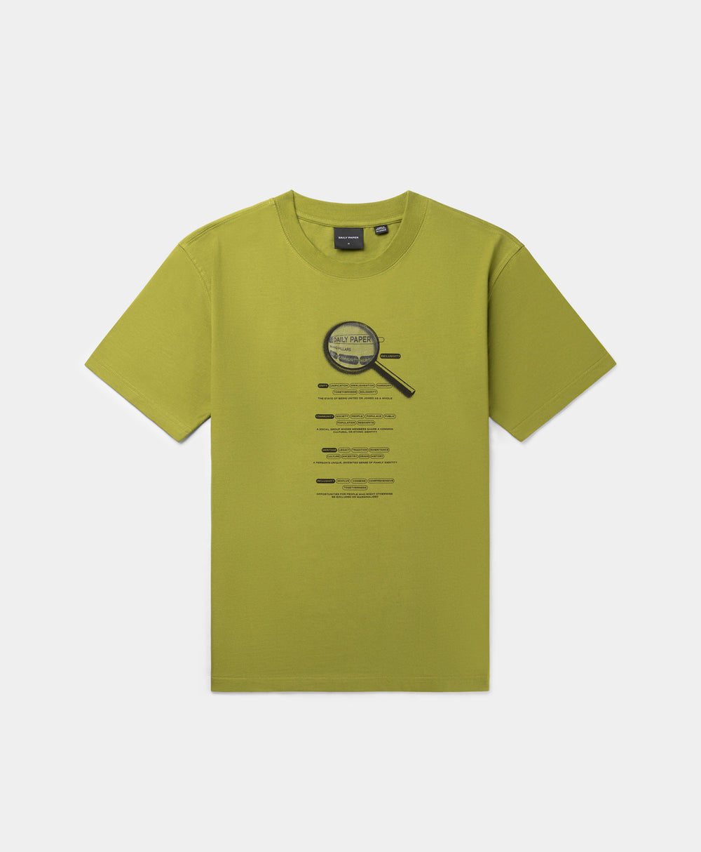 DP - Cardamon Green Search SS T Shirt - Packshot - front 