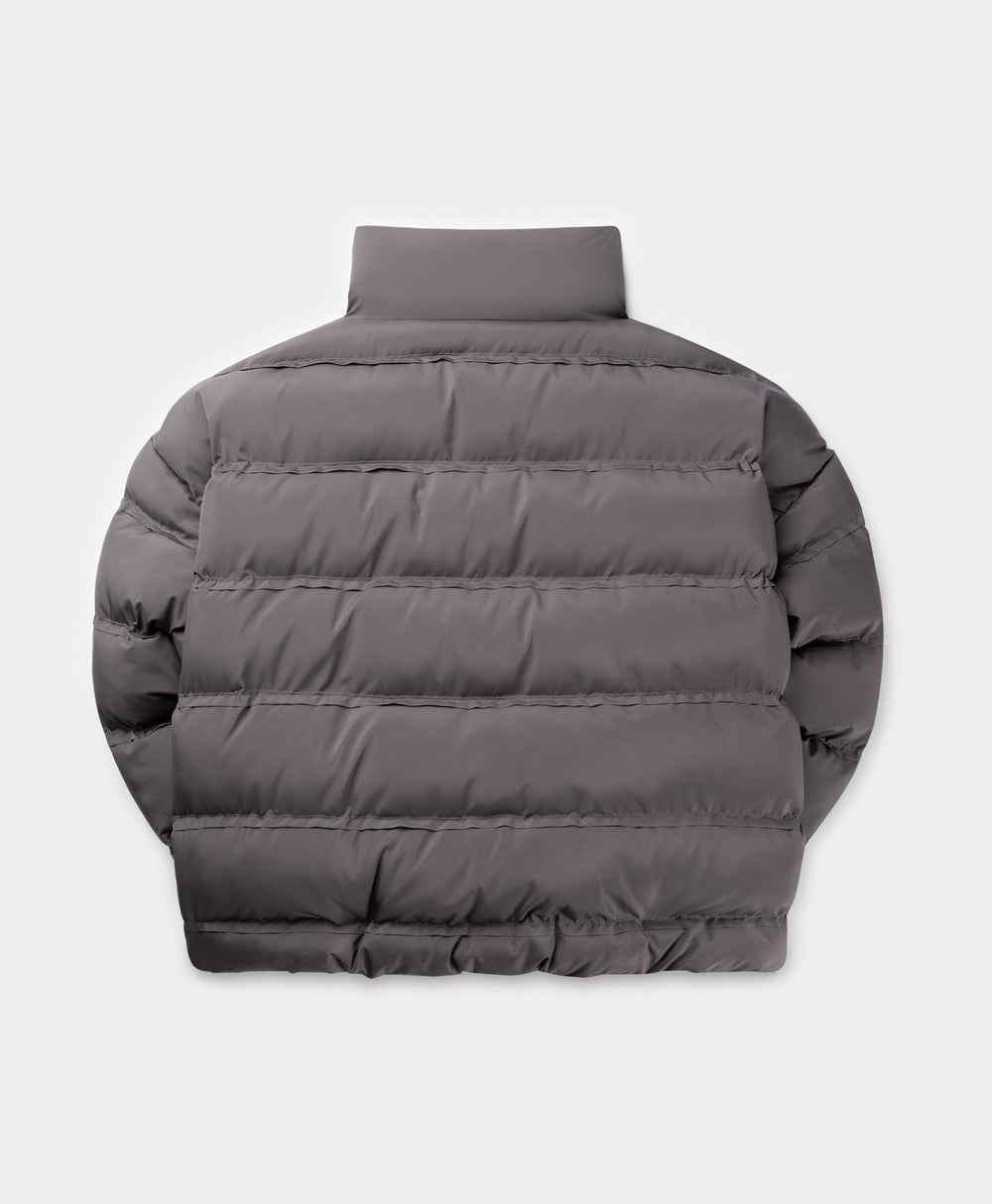 DP - Rabbit Grey Sela Puffer Jacket - Packshot - rear