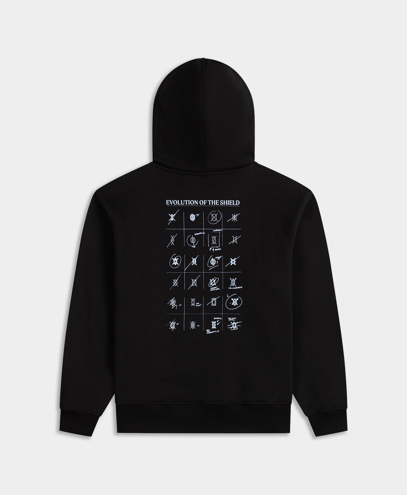 DP - Black Shield Evolution Hoodie - Packshot - rear