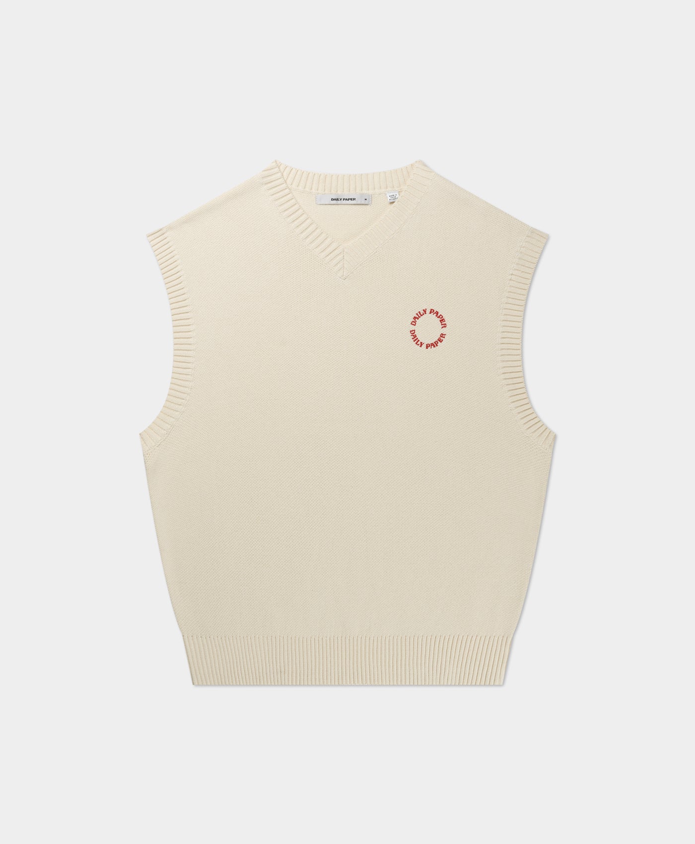 DP - Off White Slub Knit Orbit Spencer  - Packshot - front 