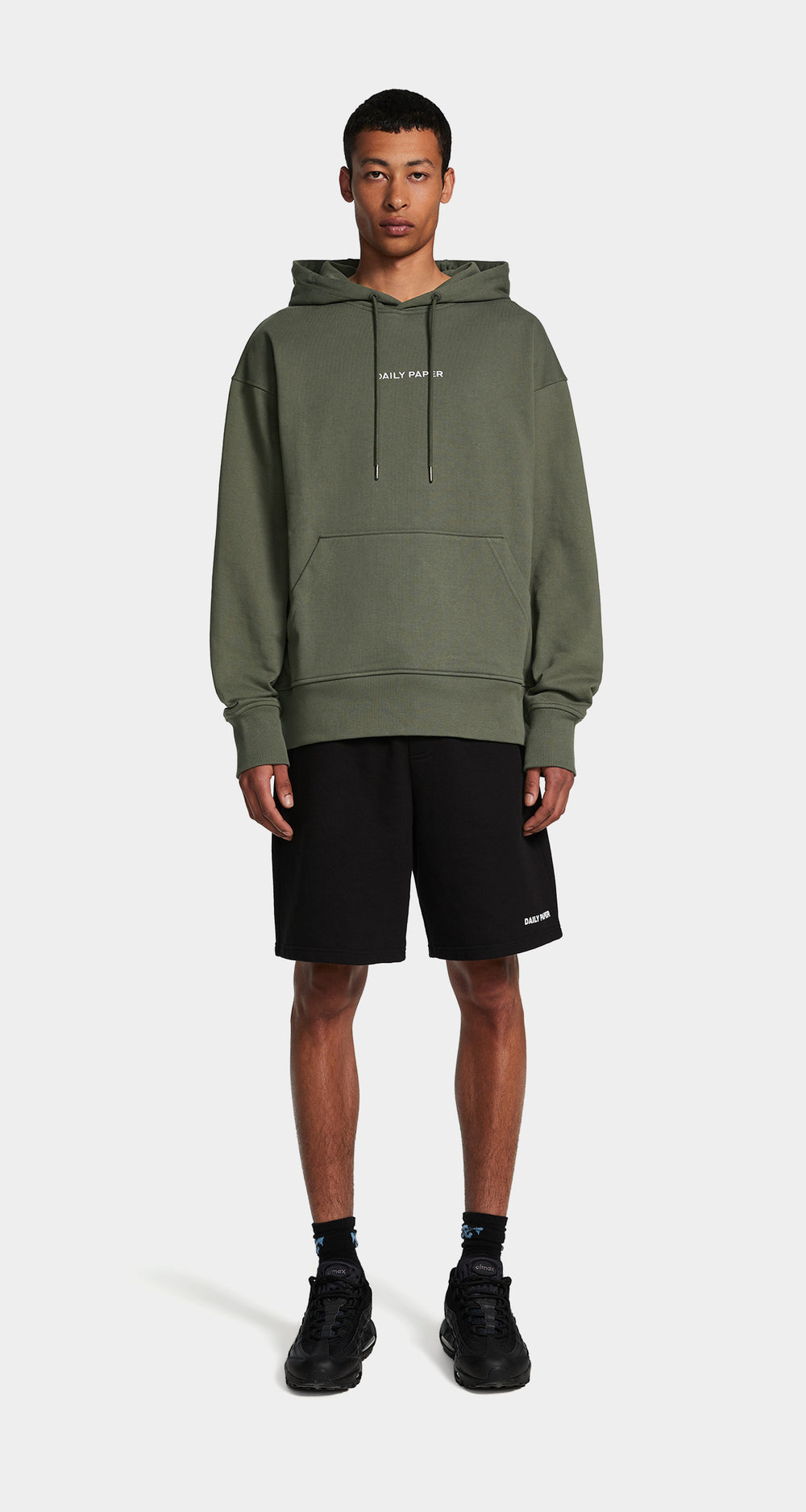 DP - Chimera Green Logotype Relaxed Hoodie - Men - Front