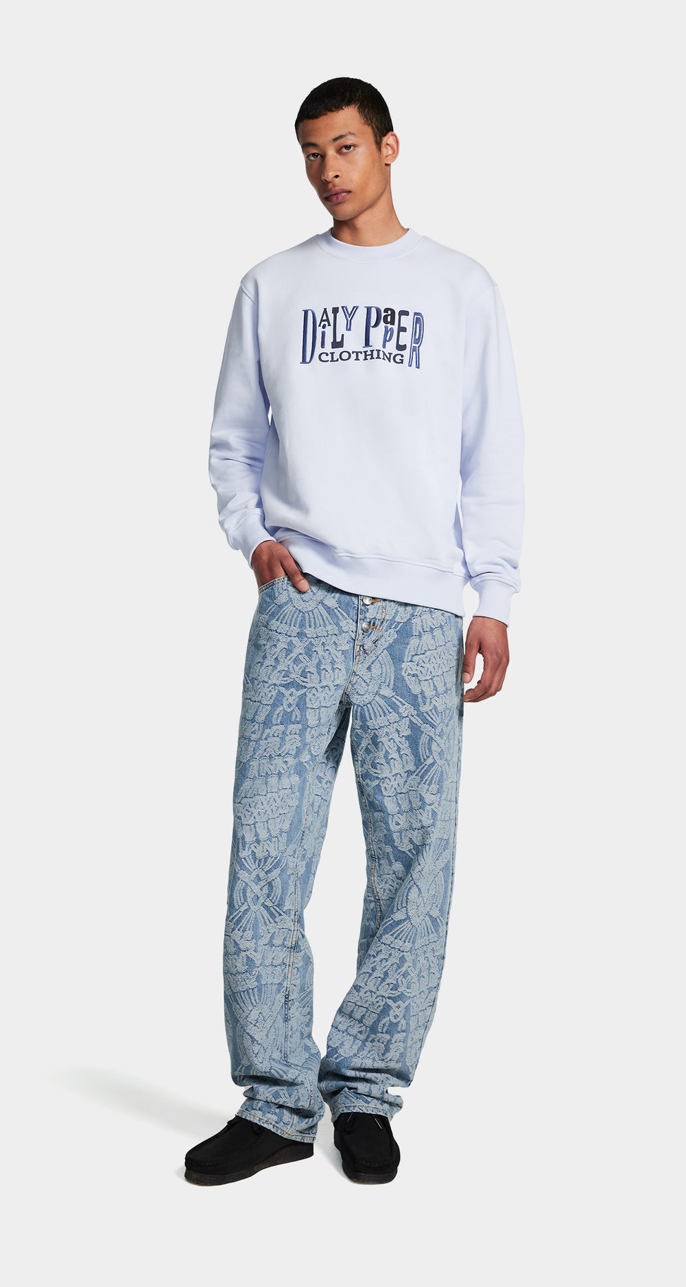 DP - Halogen Blue United Type Sweater - Men - Front