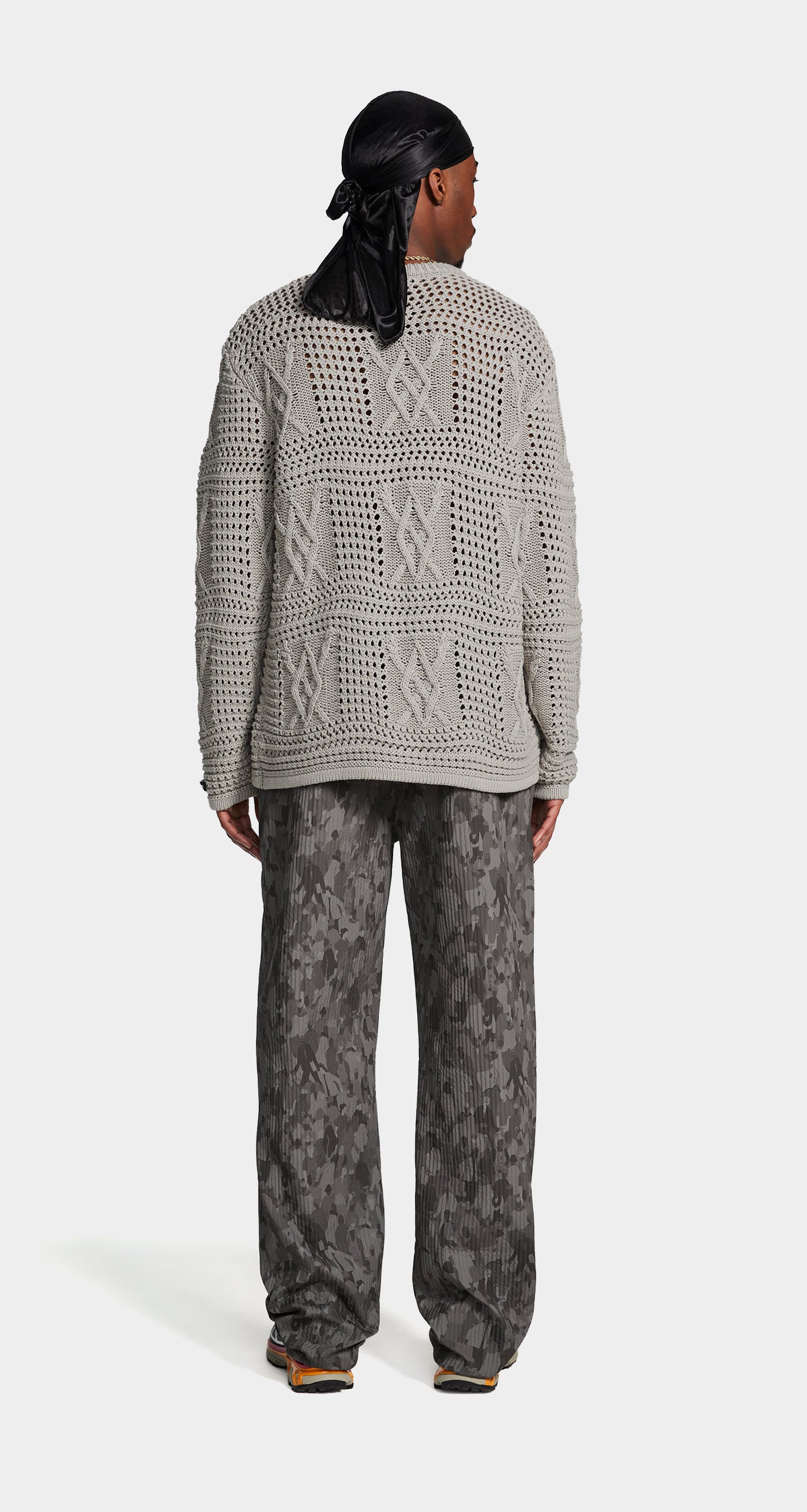 DP - Moonstruck Grey Zuberi Crochet LS - Men - Rear