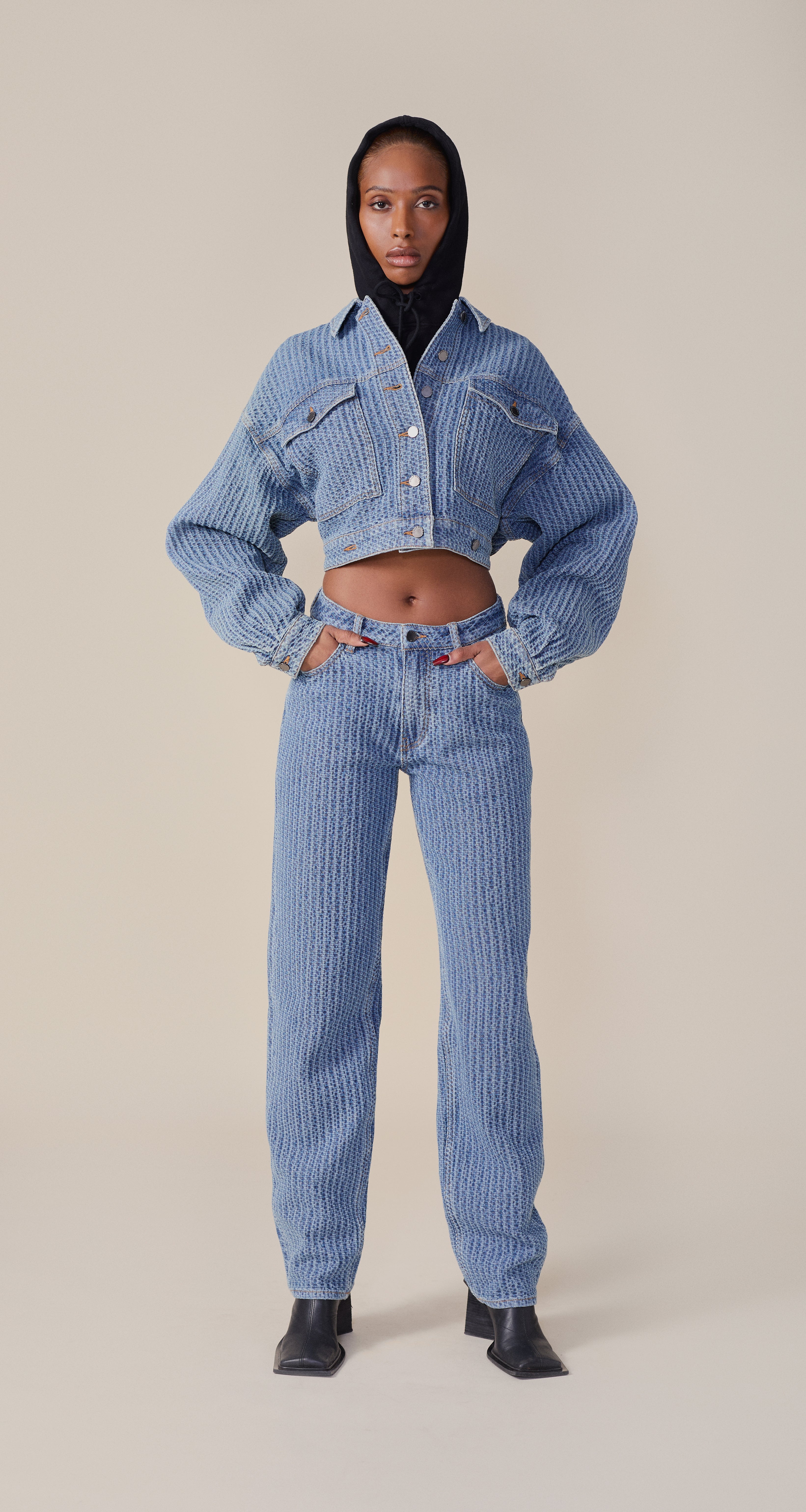 DP - Light Blue Straight Jeans - wmn - front 