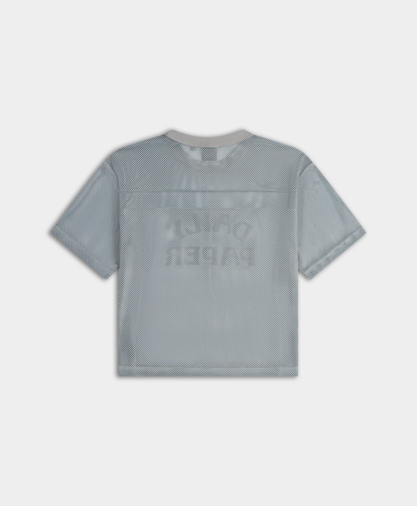 DP - Dawn Blue Boxy Mesh T-Shirt - Packshot - Rear