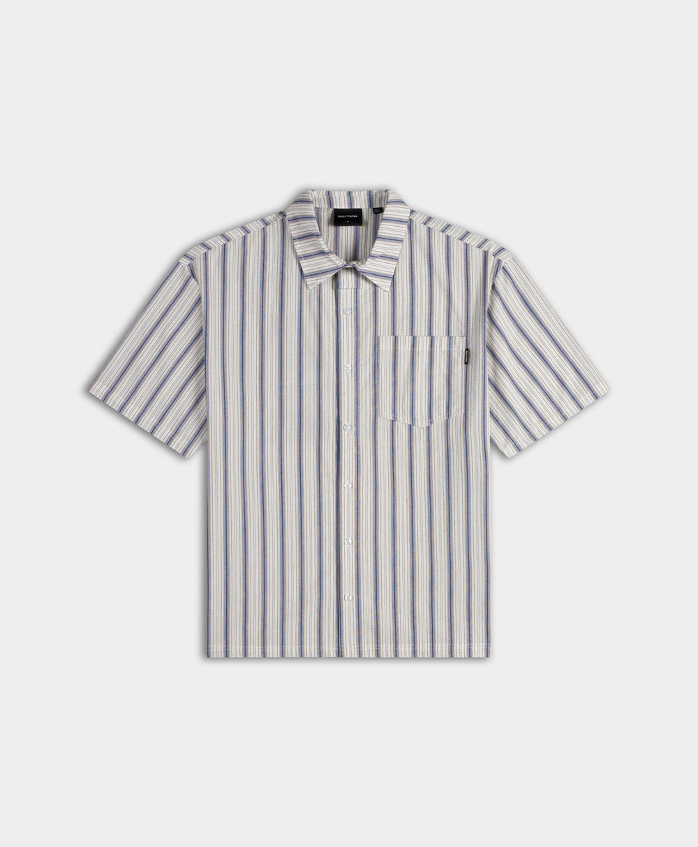 DP - Blue Wing Teal DP Blocked SS Shirt - Packshot - Front