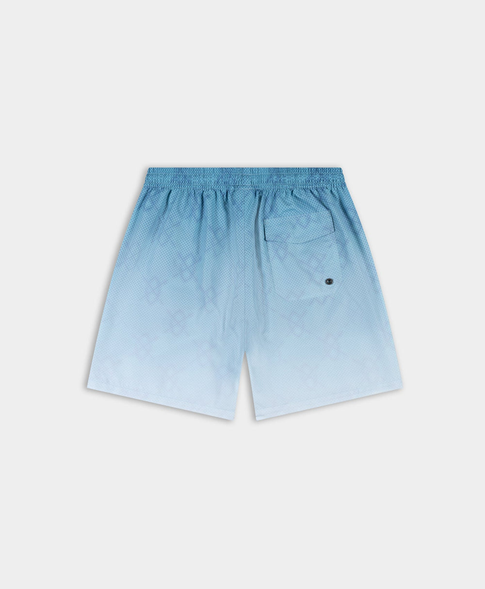 DP - Air Blue Ombre Dotted Shield Swimshorts - Packshot - Rear