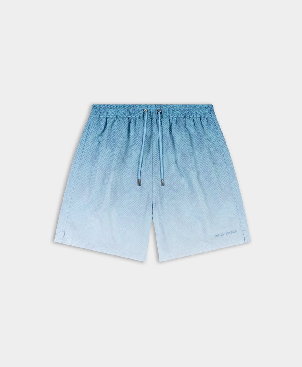 DP - Air Blue Ombre Dotted Shield Swimshorts - Packshot - Front