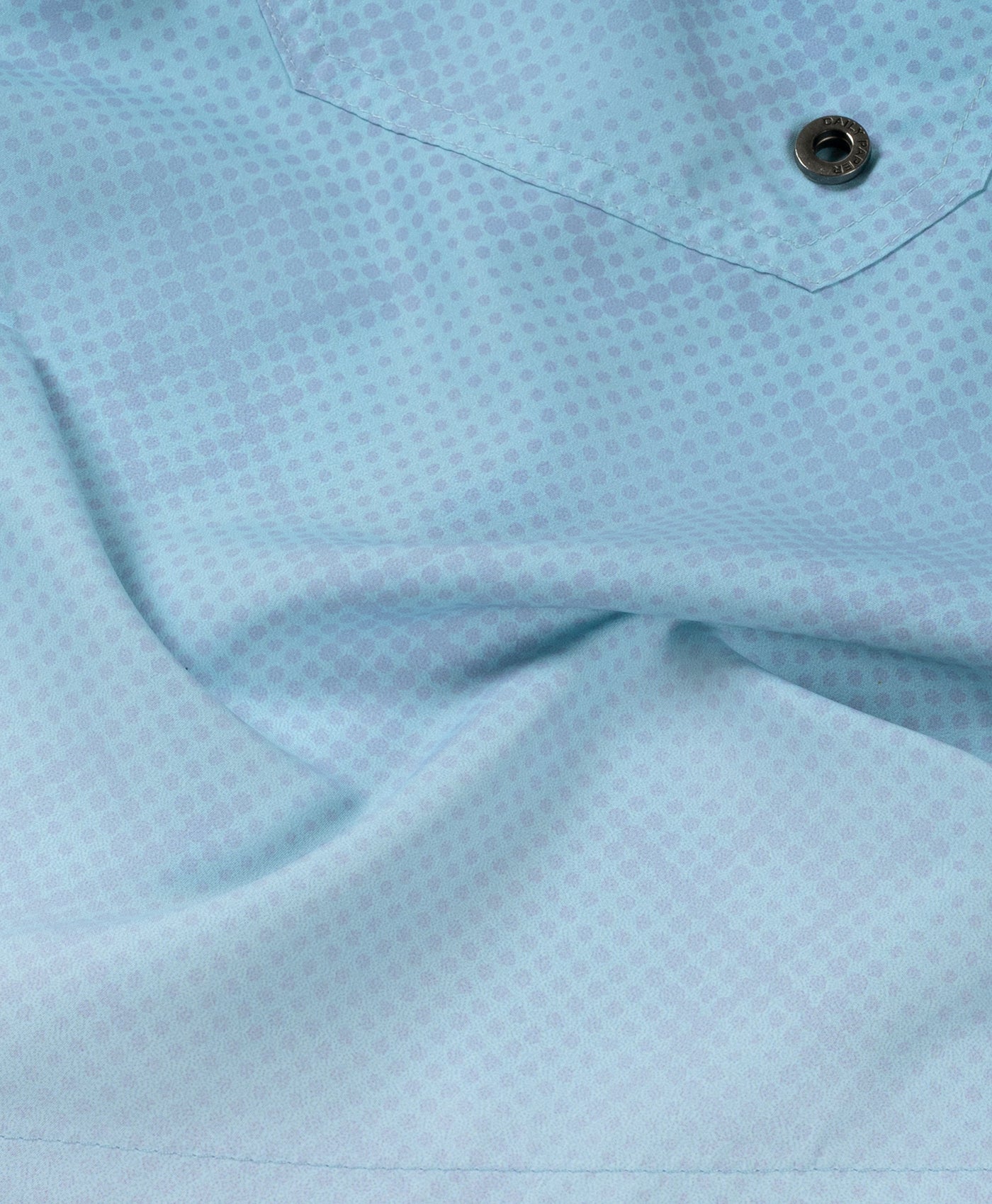 DP - Air Blue Ombre Dotted Shield Swimshorts - Packshot - Fabric