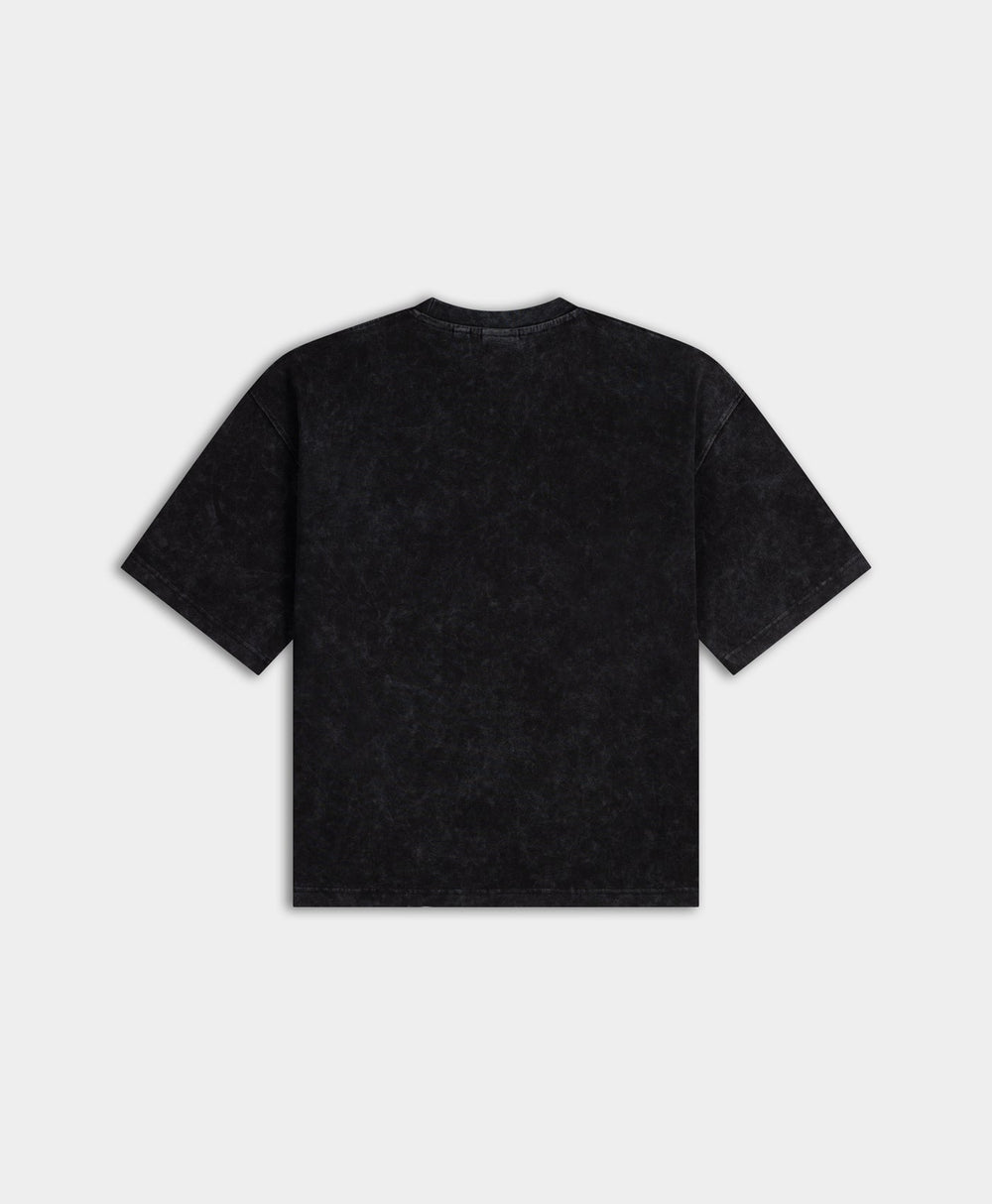 DP - Washed Black Shield Helmet SS T-Shirt - Packshot - Rear