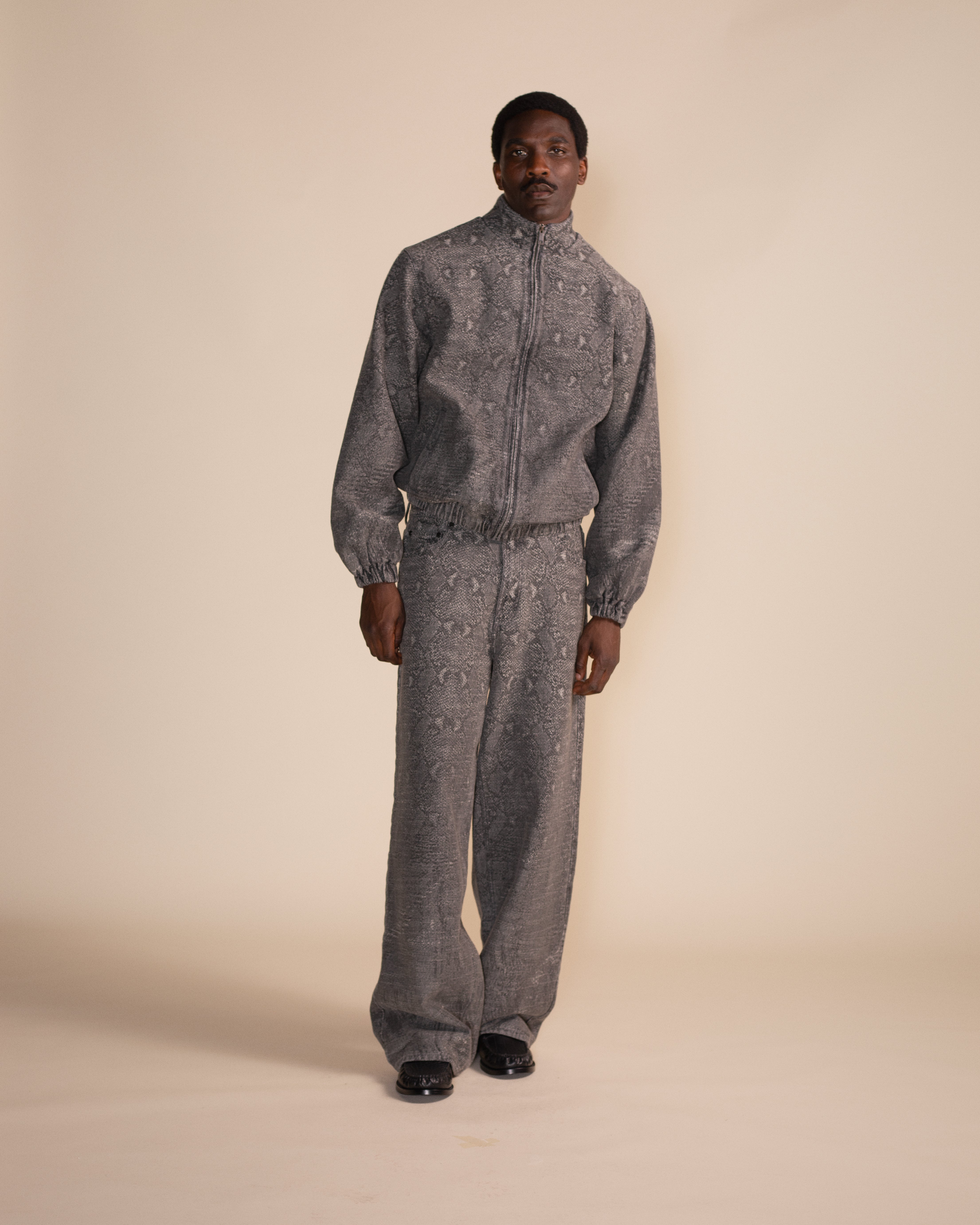 DP - Denim Snake Track Jacket - Modelshot - mens