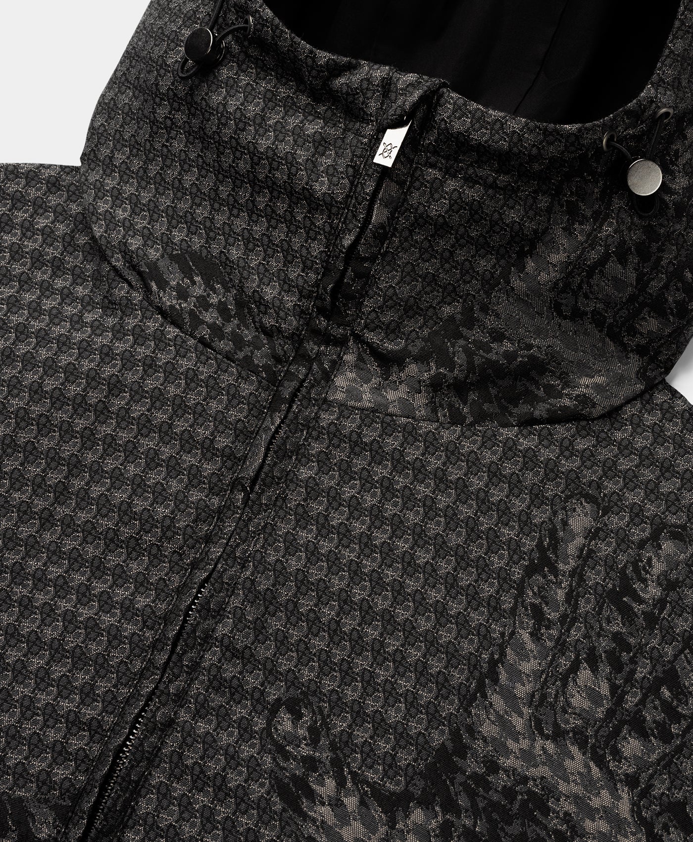 DP - Obsidian Black Tariq Trapped Jacket - Packshot - detail