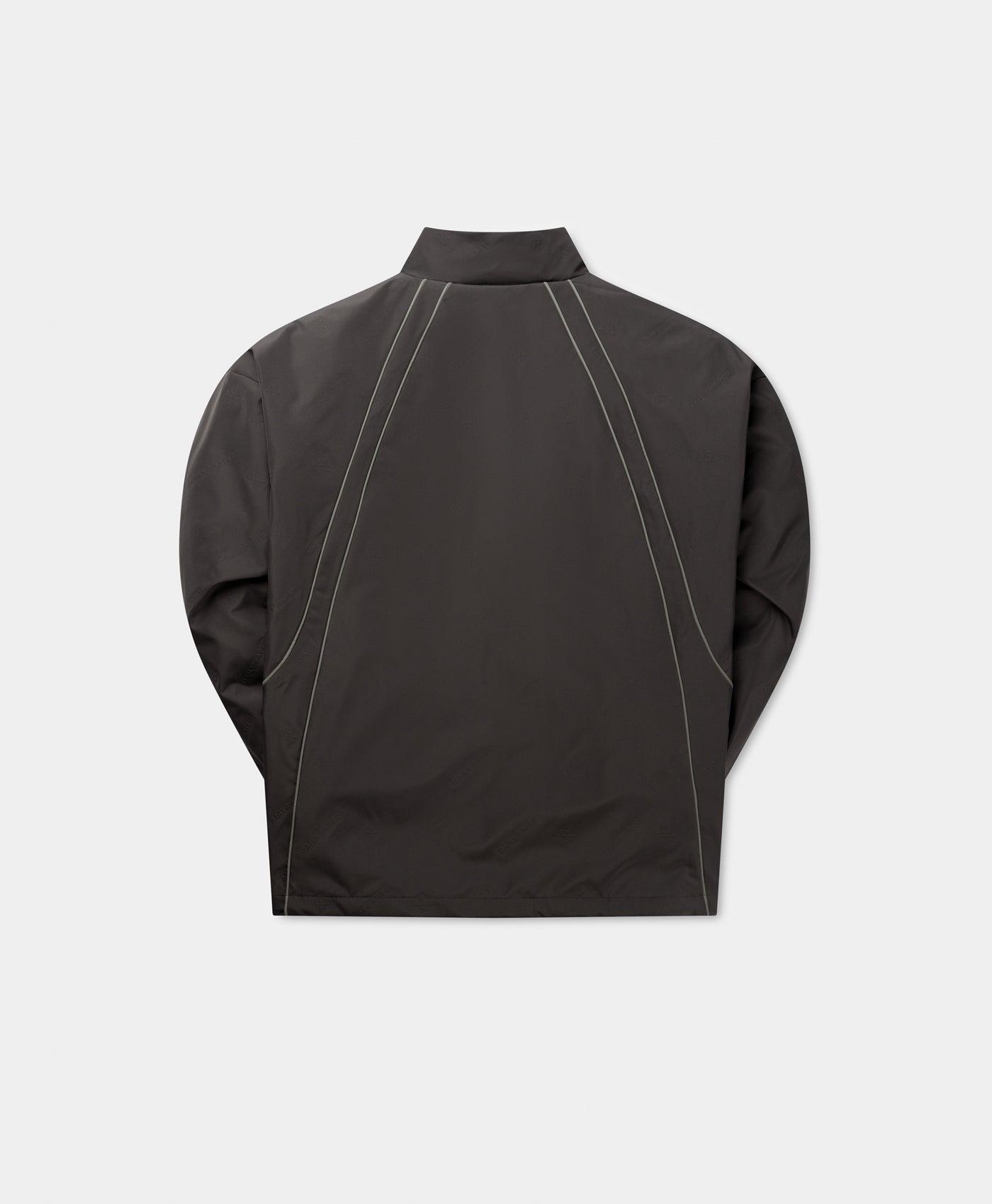 DP - Obsidian Black Taye Logo Relaxed Track Jacket - Packshot - rear