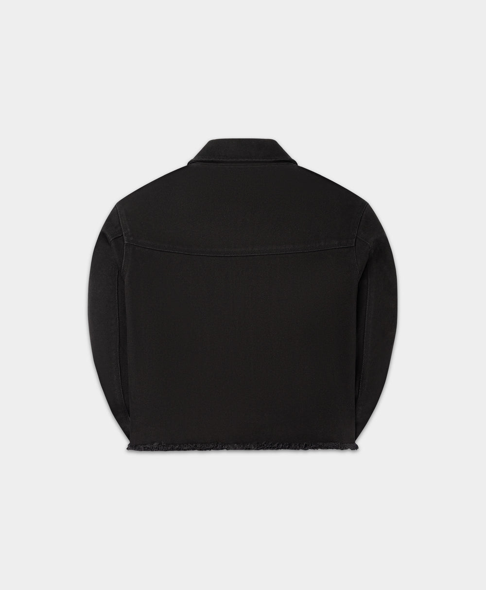 DP - Black Twill Jacket - Packshot - rear