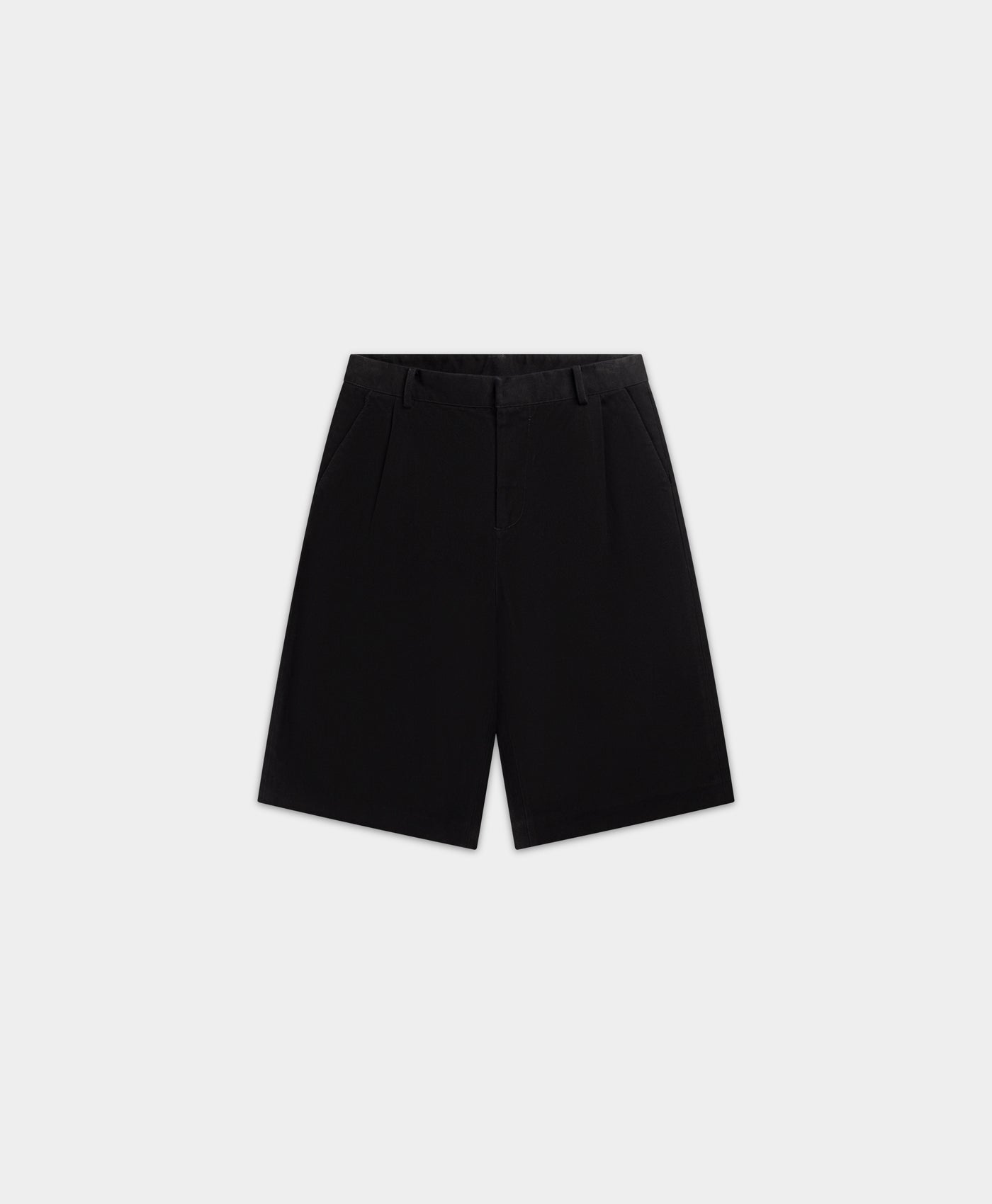 DP - Black Twill Shorts - Packshot - front 