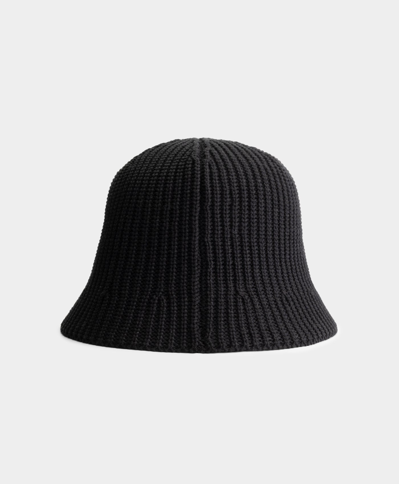 DP - Black Unit Knitted Bucket Hat - Packshot - rear