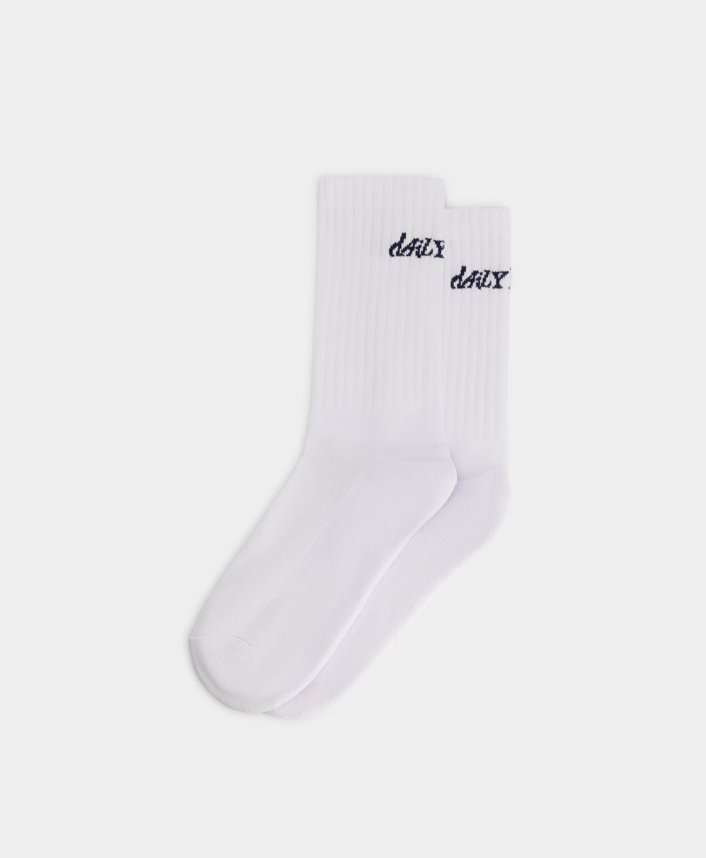 DP - White Unified Type Socks - Packshot - Front