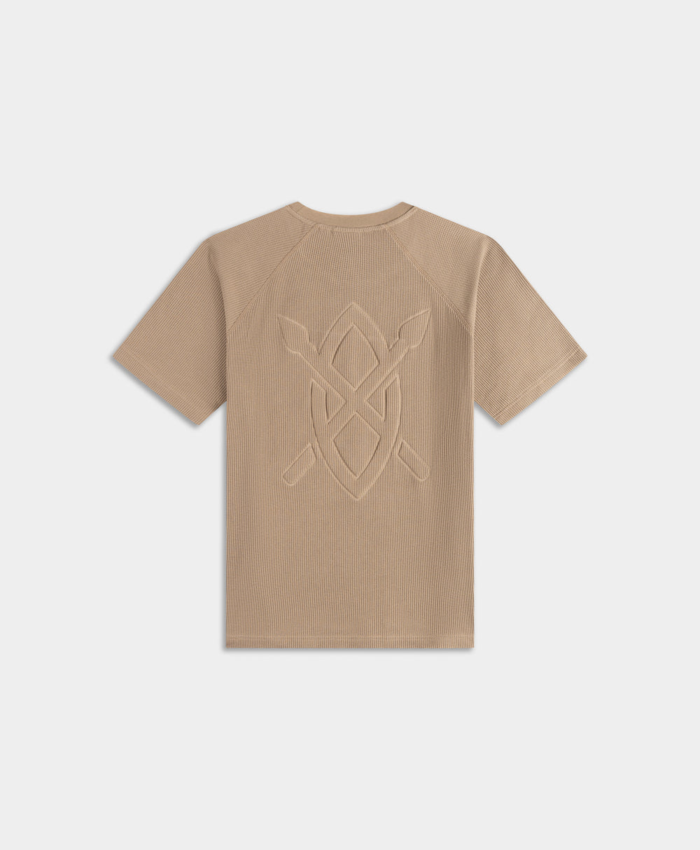 DP - Irish Cream Waffle Boxy T-Shirt - Packshot - rear