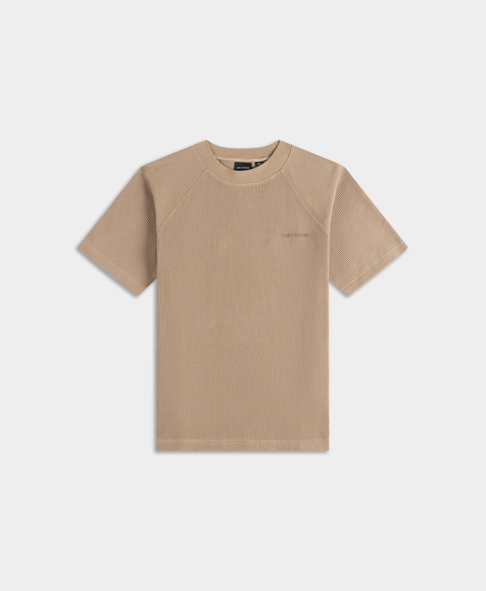 DP - Irish Cream Waffle Boxy T-Shirt - Packshot - front