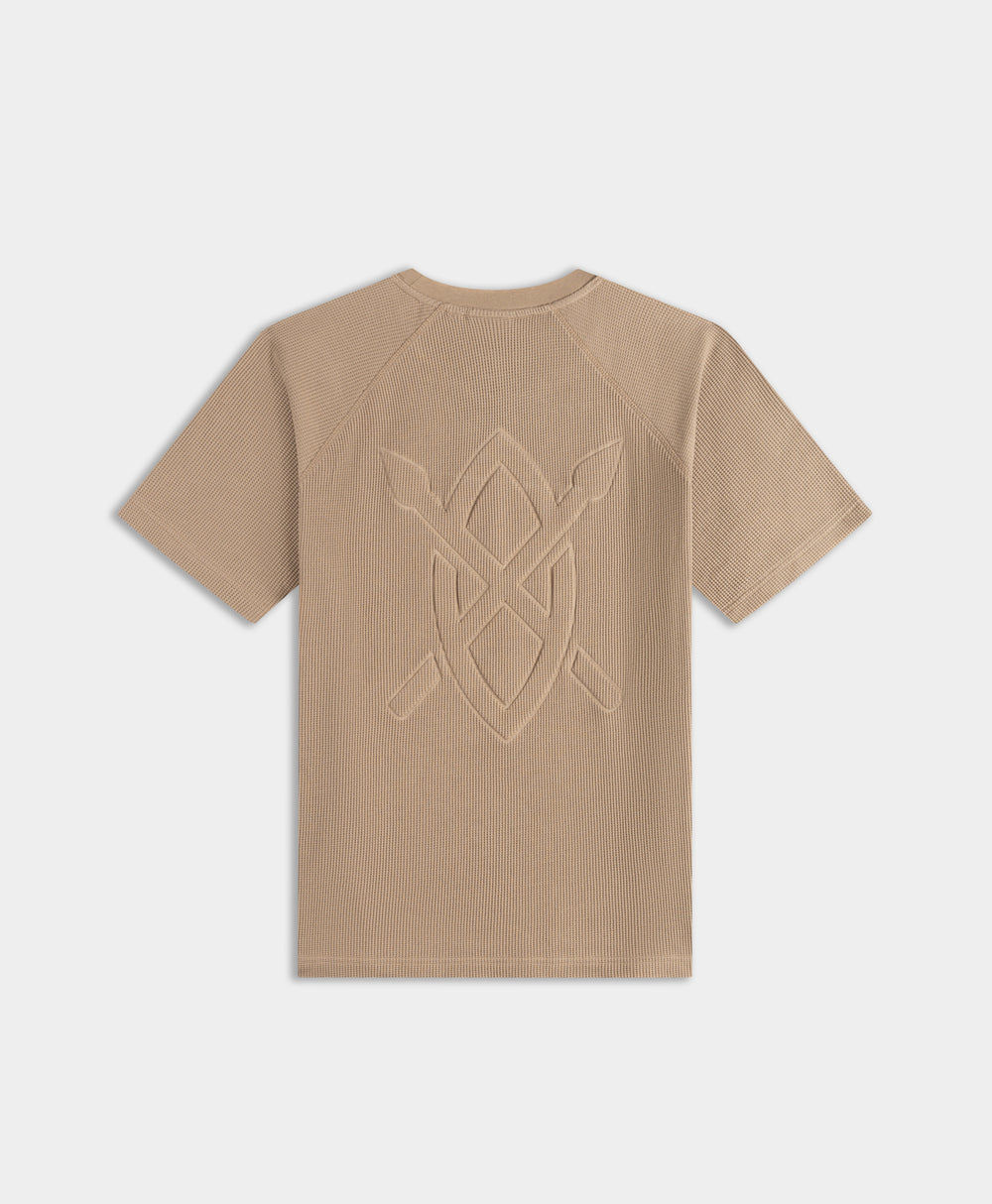 DP - Irish Cream Waffle Boxy T-Shirt - Packshot - rear