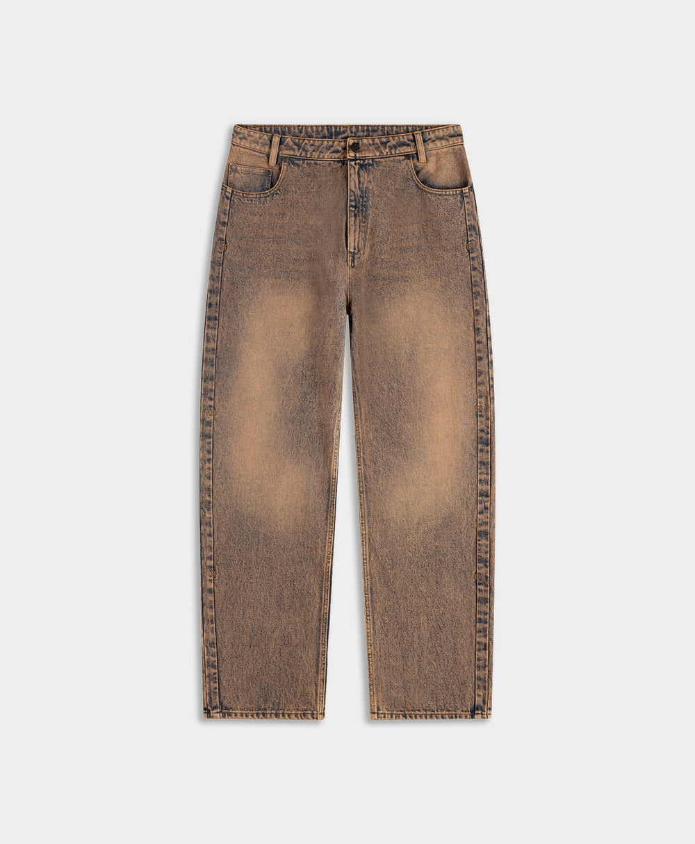 DP - Denim Washed Shield Amba Jeans - Packshot - front