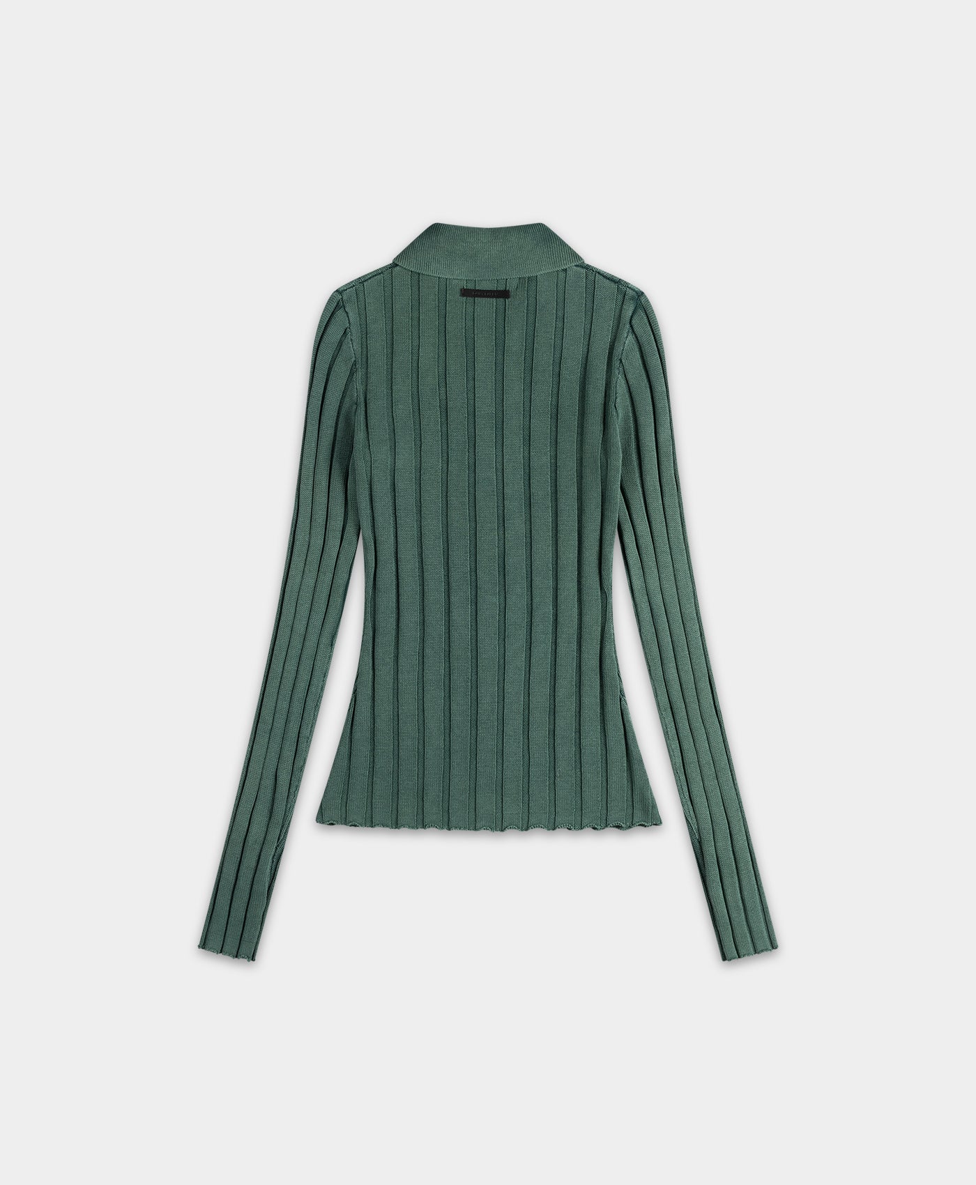 DP - Bistro Green Washed Knit Cardigan - Packshot - rear