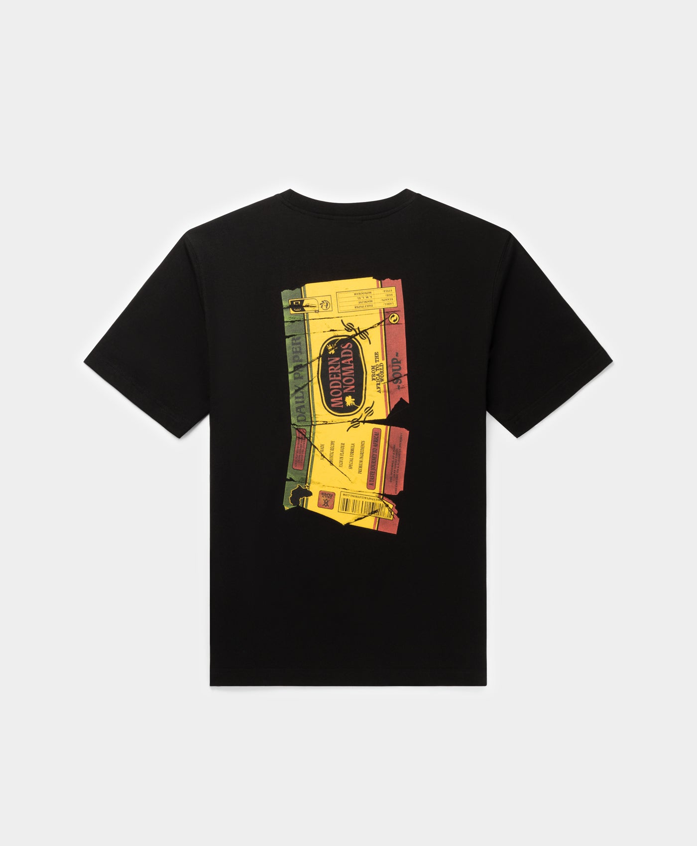DP - Black Wrapper T-Shirt - Packshot - rear 