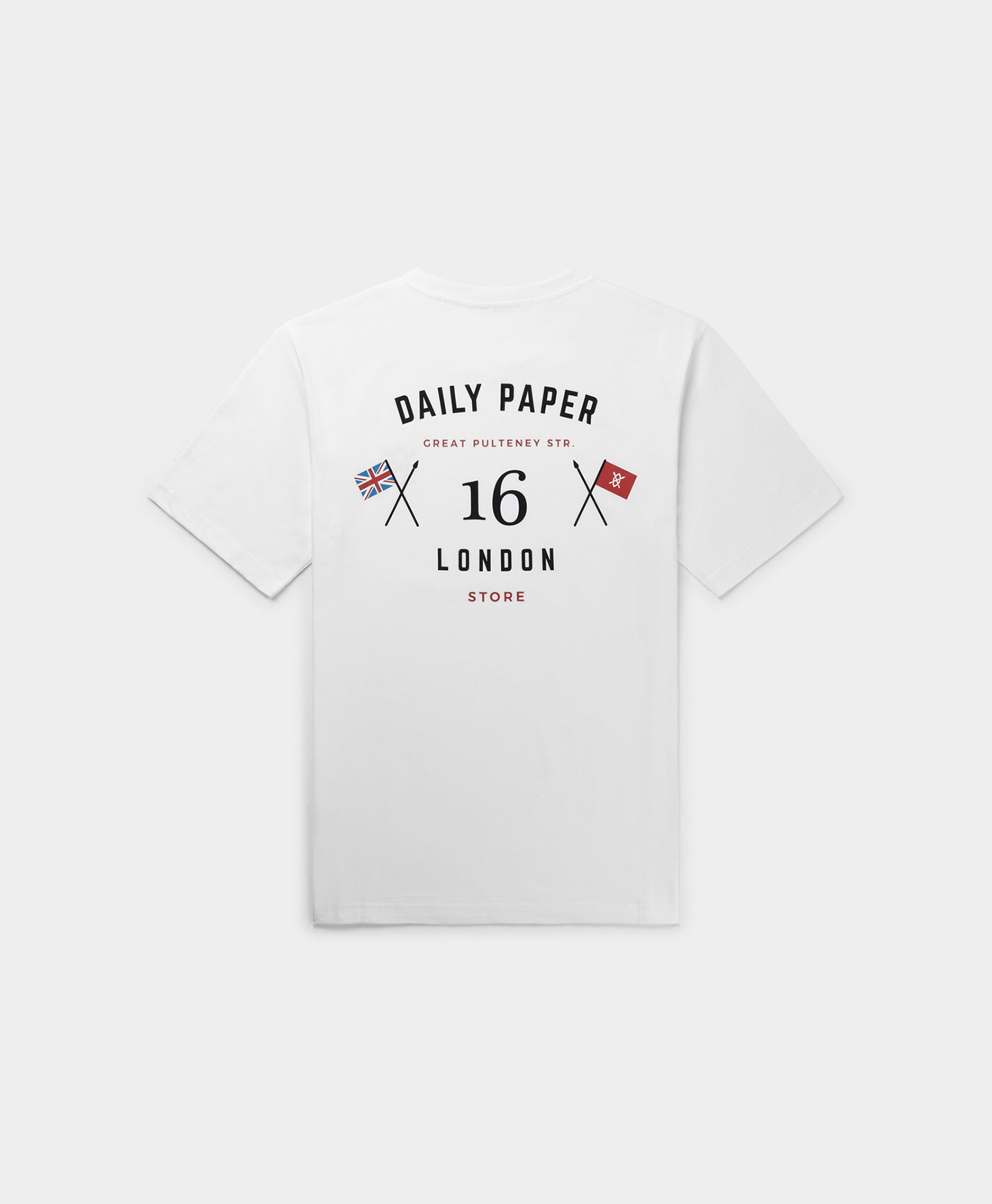 DP - White Black London Flagship Store T-Shirt - Packshot - Front