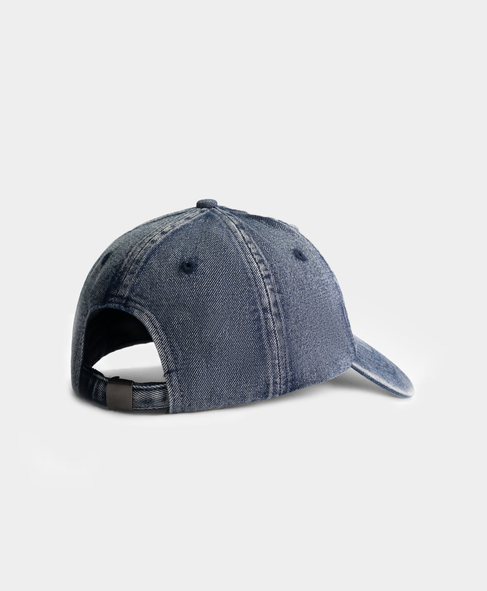 DP - Bleached Denim Blue Dias Arch Stack Denim Cap - Packshot - rear