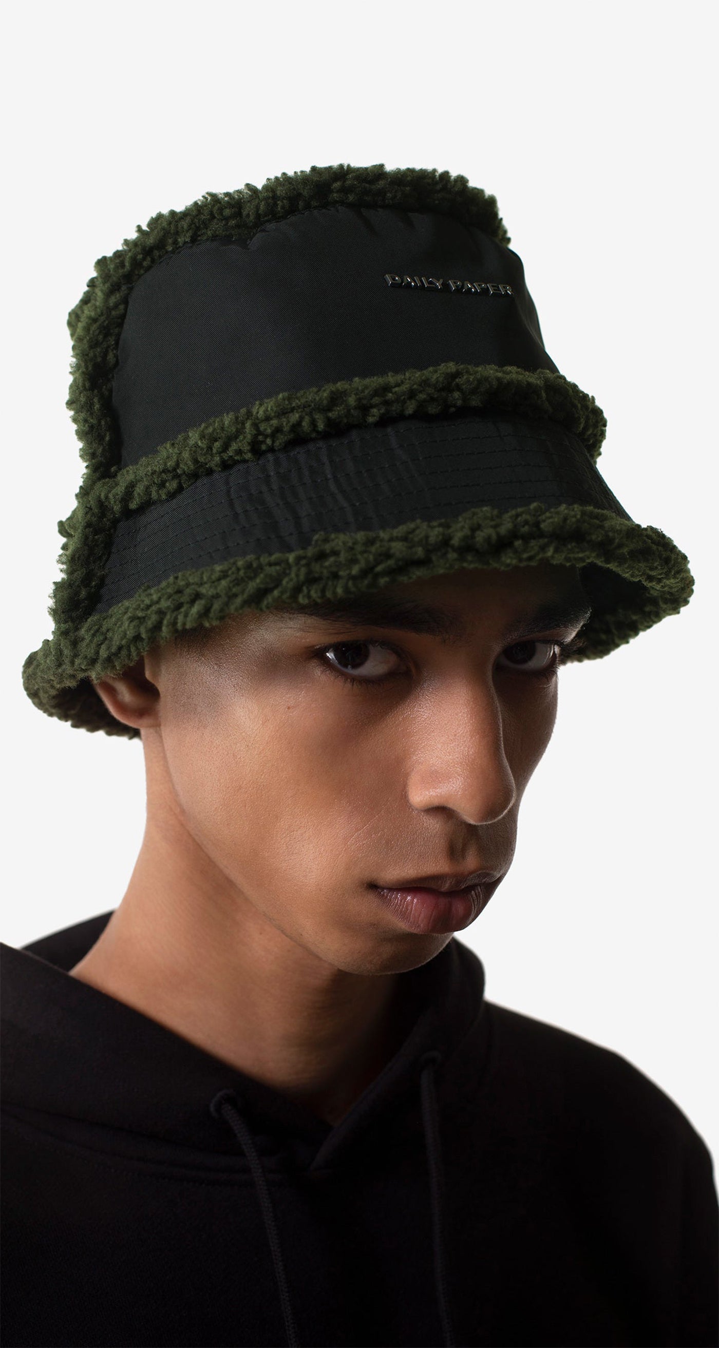 DP - Black Chic Green Nejmo Hat - Men - Front Rear