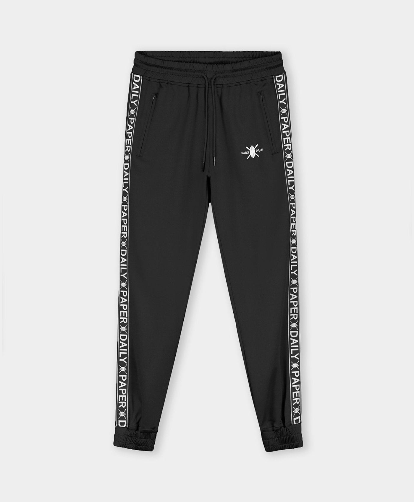 DP - Black Tape Logo Track Pants - Packshot - Front