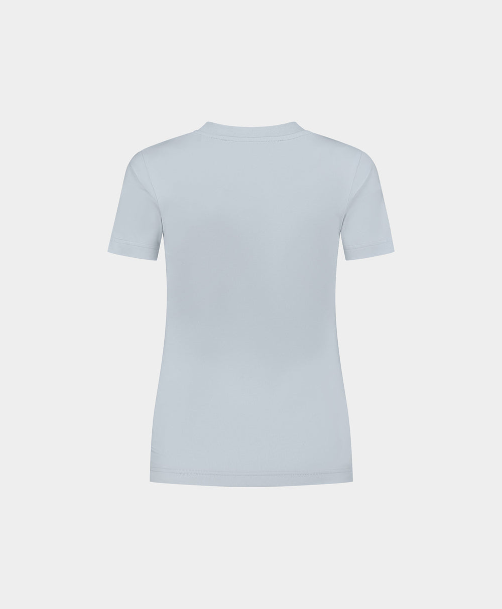 DP - Halogen Blue Logotype Fitted T-Shirt - Packshot - Rear