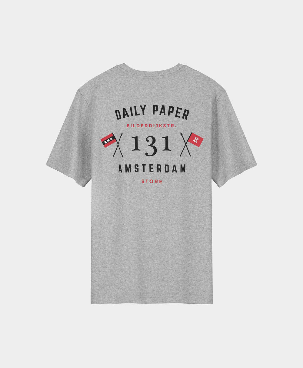 DP -  Grey Amsterdam Flagship Store T-Shirt - Packshot - Front