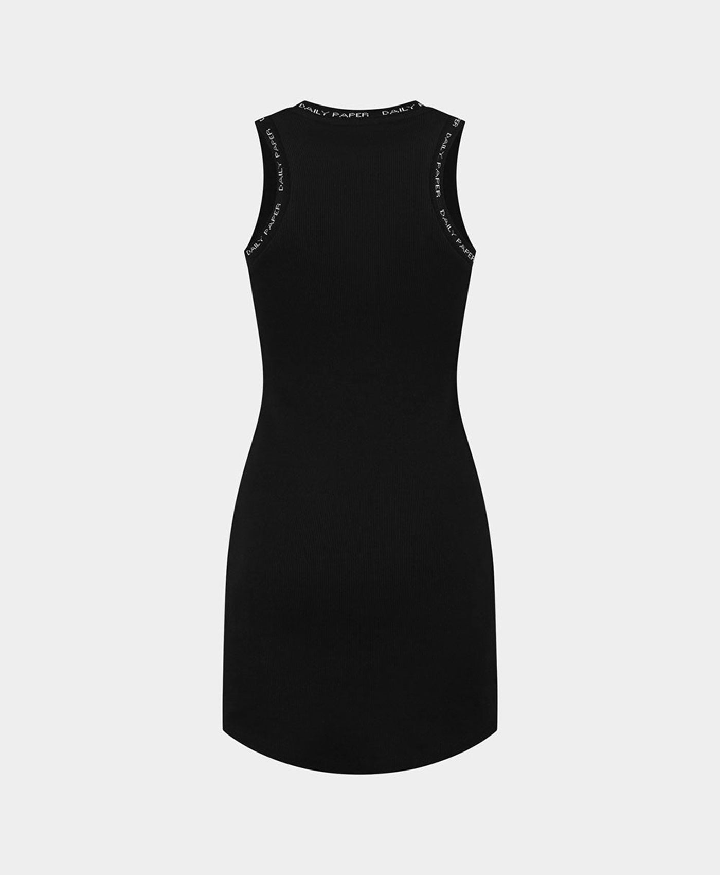 DP - Black Erib Tank Dress - Packshot - Rear