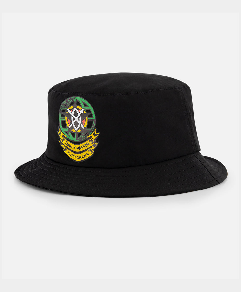 DP - Black DP X Surf Ghana Hat - Packshot - Front Rear