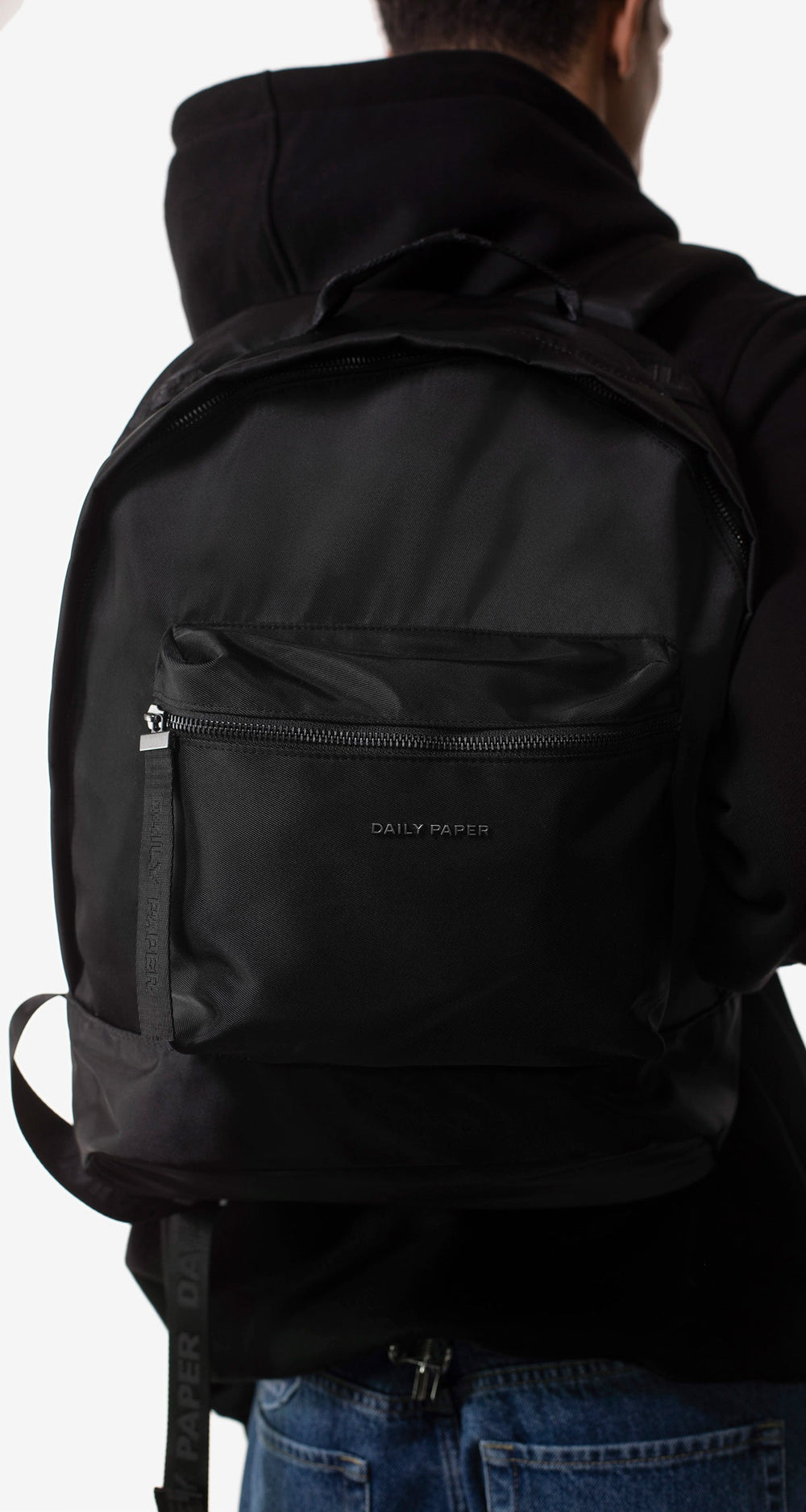 DP - Black Mupak Backpack - Men - Front Rear